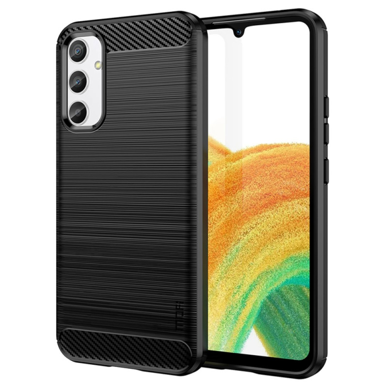 Coque Samsung Galaxy A34 5G Fibre Carbone Brossée MOFI