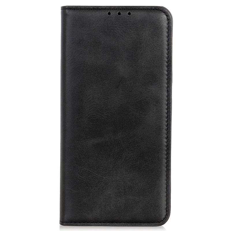 Flip Cover Moto G73 5G Cuir Fendu Élégance