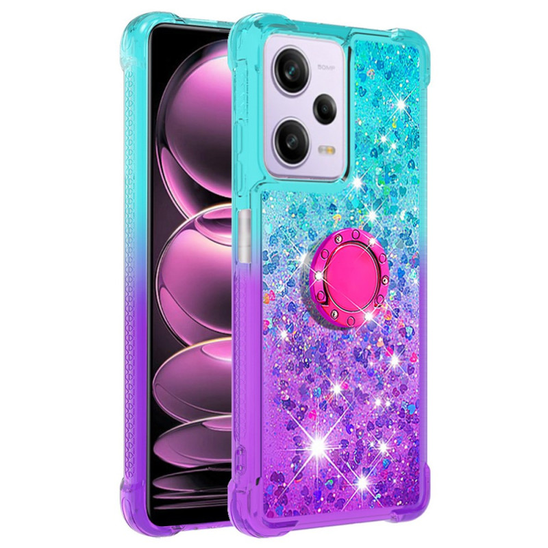 Coque Xiaomi Redmi Note 12 Pro/Poco X5 Pro 5G Paillettes Anneau