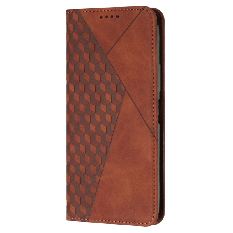 Flip Cover Motorola Edge 30 Fusion Style Cuir Motif