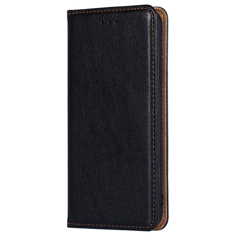 Flip Cover Poco F5 Pro Simili Cuir Coutures