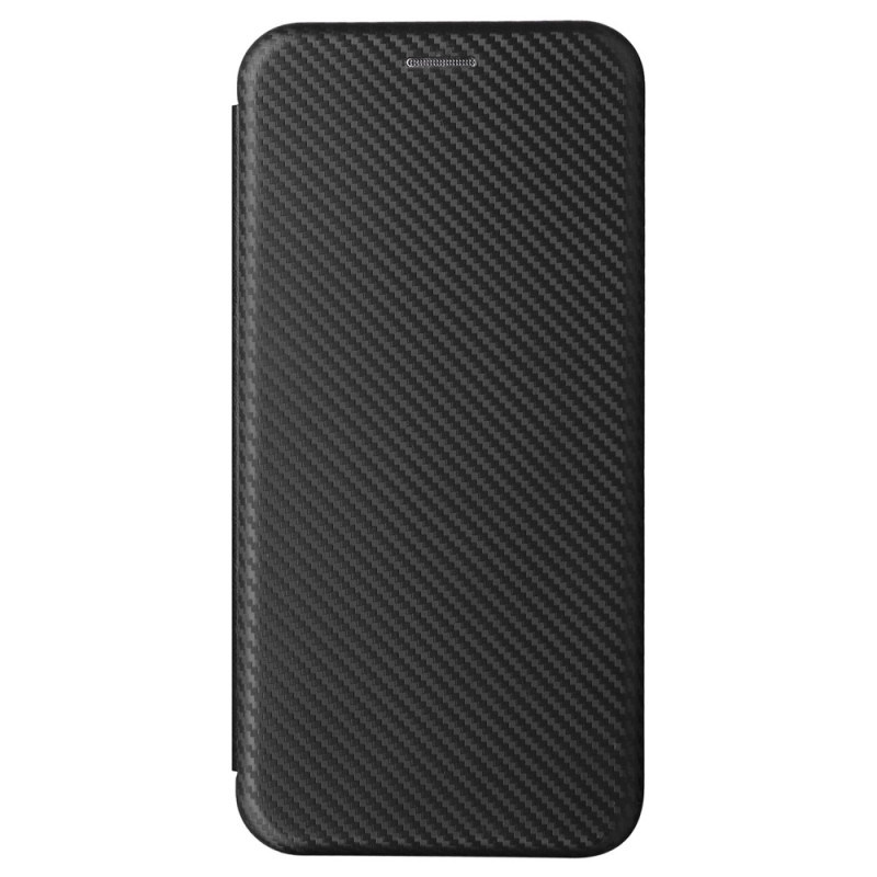 Flip Cover Poco F5 Fibre Carbone Colorée