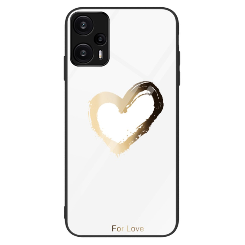 Coque Poco F5 Verre Trempé Coeur