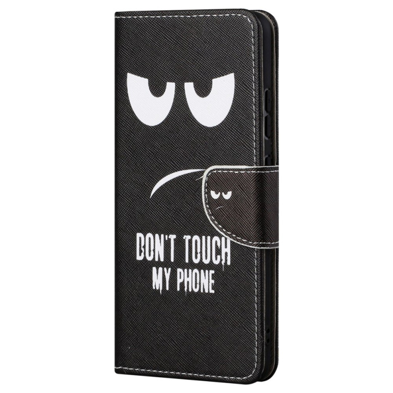 Housse Google Pixel 7A Don't Touch my Phone avec Lanière