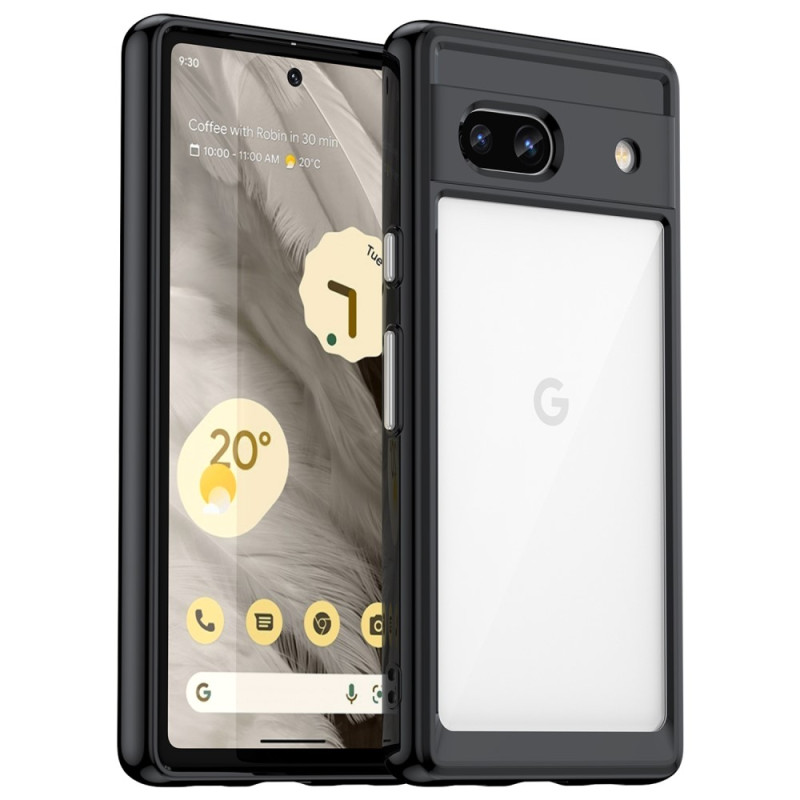 Coque Google Pixel 7A Acrylique Rebords Silicone