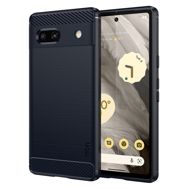 Coque Google Pixel 7A Fibre Carbone Brossée