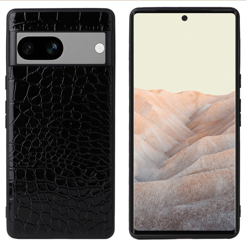 Coque Google Pixel 7A Effet Peau de Crocodile