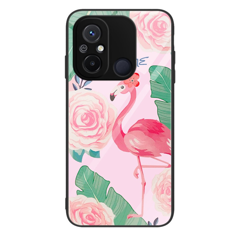 Coque Xiaomi Redmi 12C Verre Trempé Flamant Rose