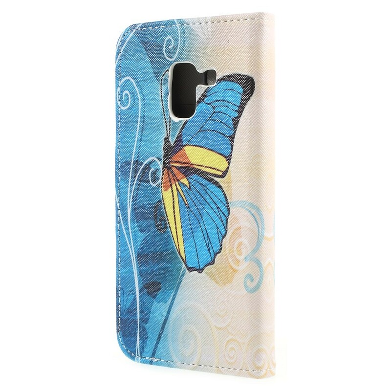 Housse Samsung Galaxy A8 2018 Butterflies