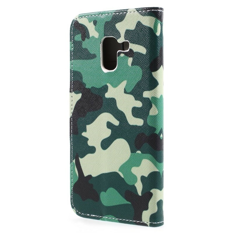 Housse Samsung Galaxy A8 2018 Camouflage Militaire