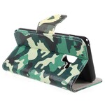 Housse Samsung Galaxy A8 2018 Camouflage Militaire