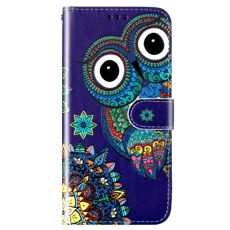 Housse Sony Xperia 10 V Hibou Tribal à Lanière