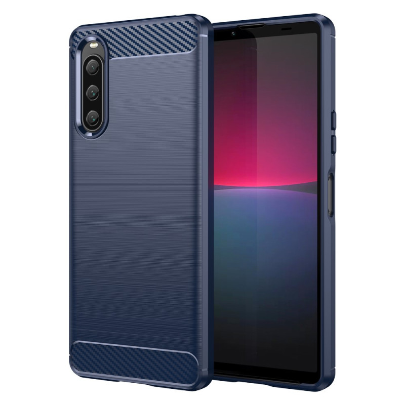 Coque Sony Xperia 10 V Fibre Carbone Brossée