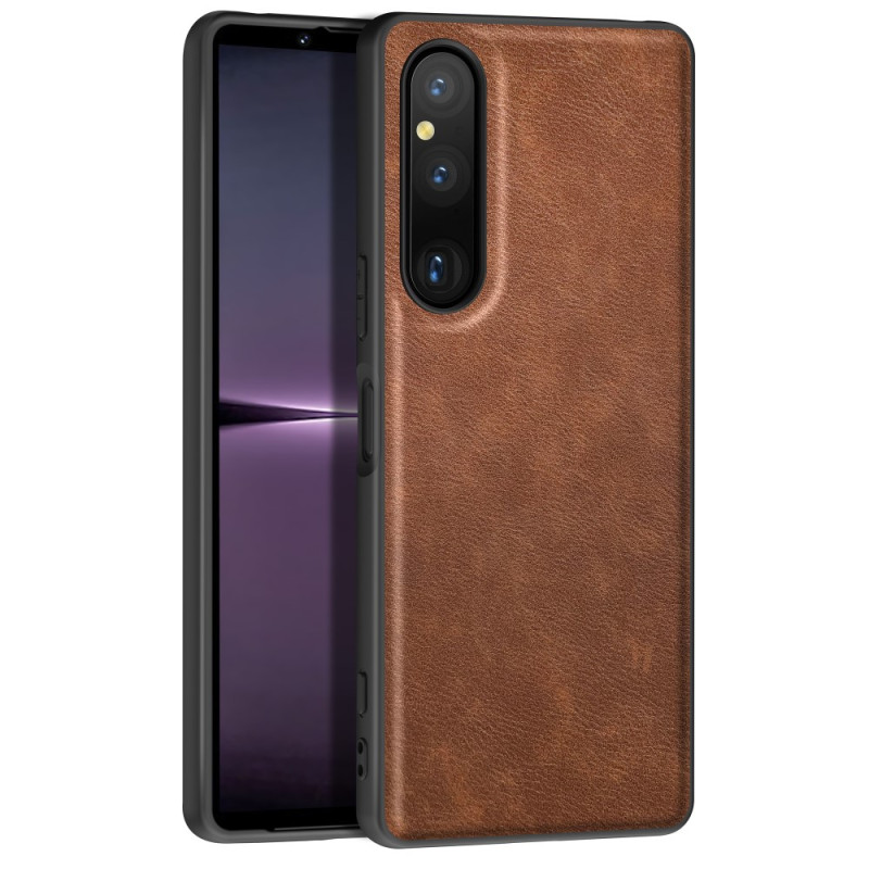 Coque Sony Xperia 1 V Effet Cuir