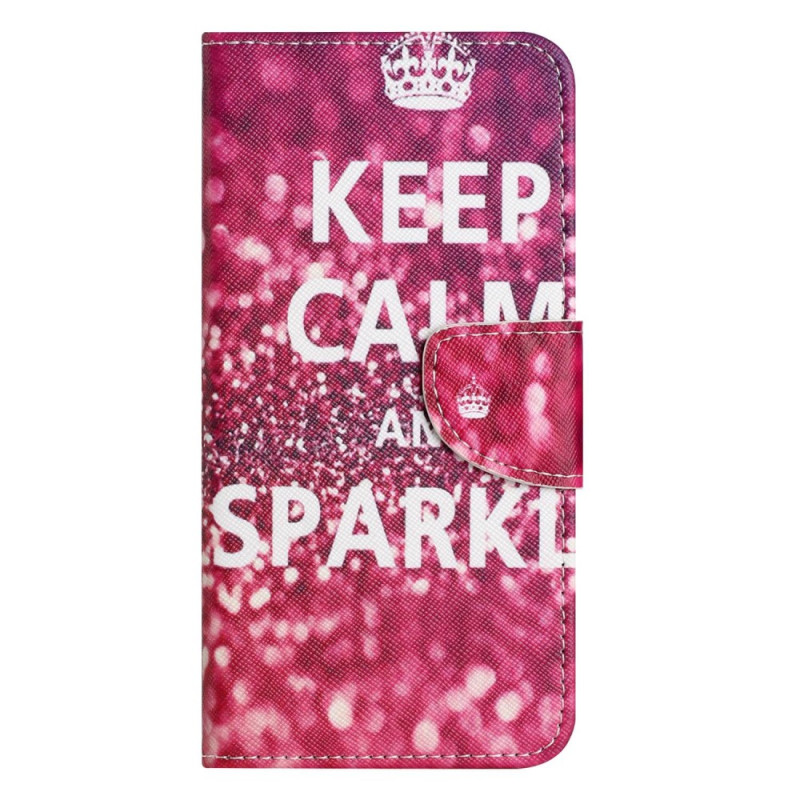 Housse Moto E22 / E22i Keep Calm and Sparkle