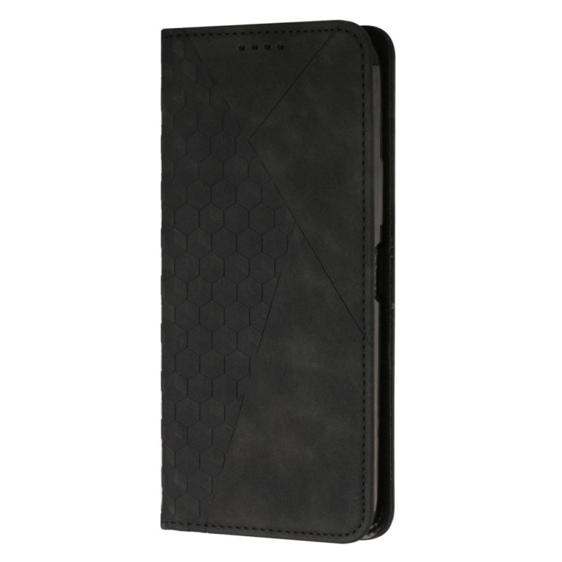 Flip Cover Moto E22 / E22i Style Cuir Motif