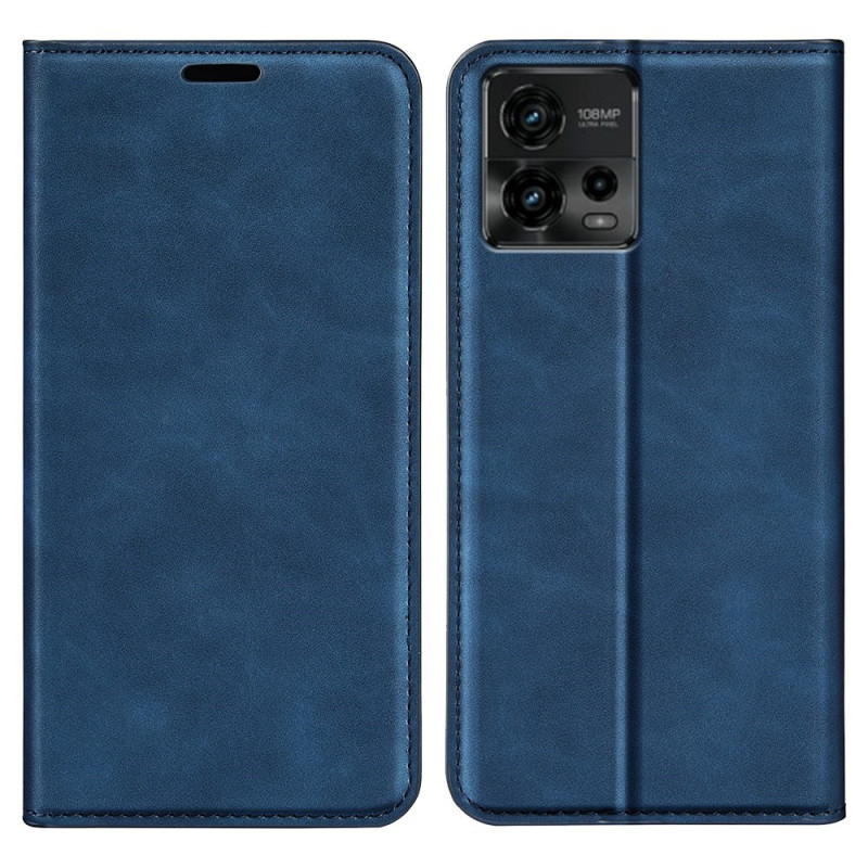 Flip Cover Moto G72 Skin-Feeling