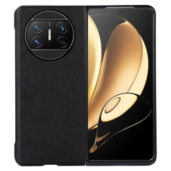 Coque Huawei Mate X3 Simili Cuir Litchi