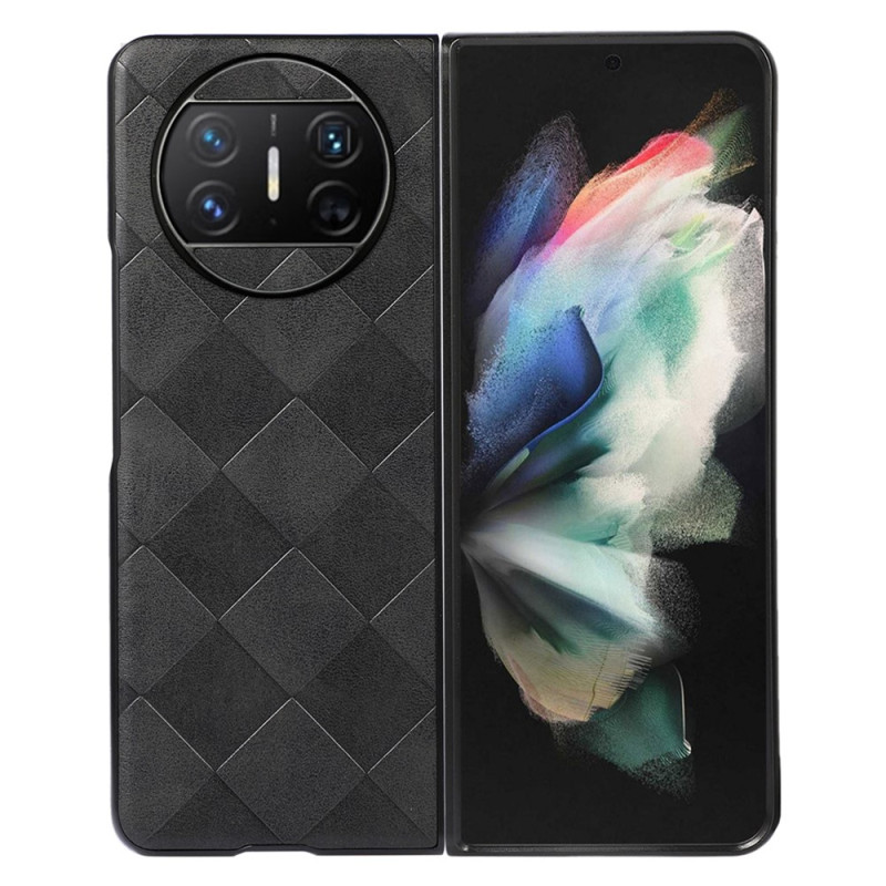 Coque Huawei Mate X3 Simili Cuir Motif Carreaux