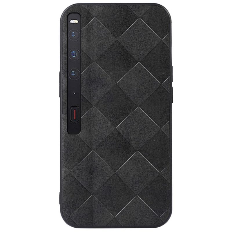 Coque Huawei Mate Xs 2 Simili Cuir Motif Carreaux