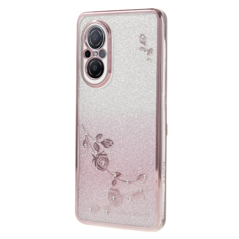 Coque Huawei Nova 9 SE Gradient Roses et Diamants