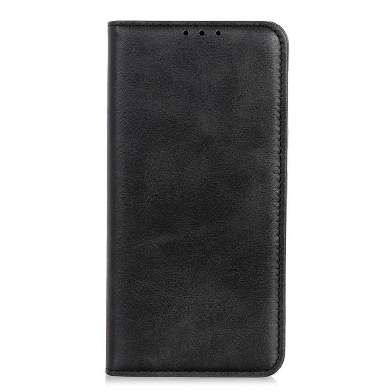 Flip Cover Moto E32 Cuir Fendu