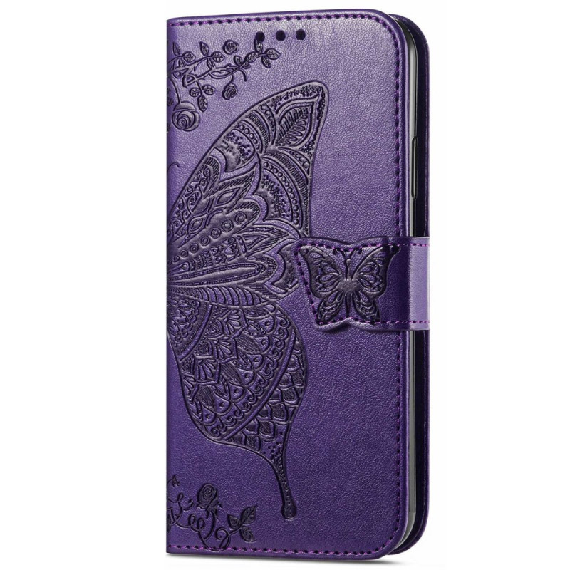 Housse Moto G82 5G / G52 Papillon Baroque