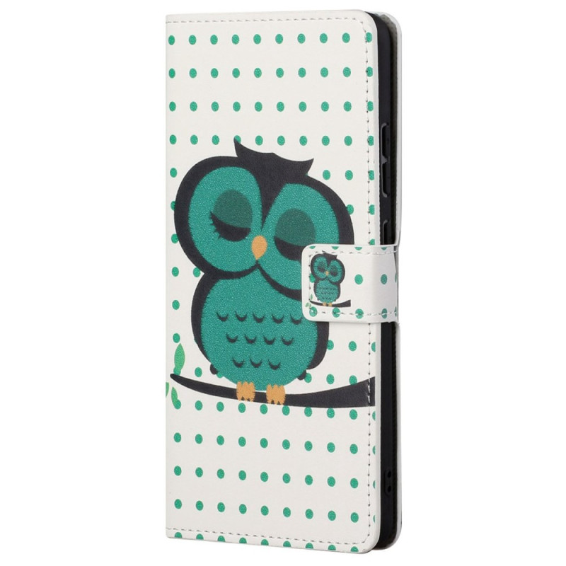 Housse Moto G62 5G Hibou Endormi