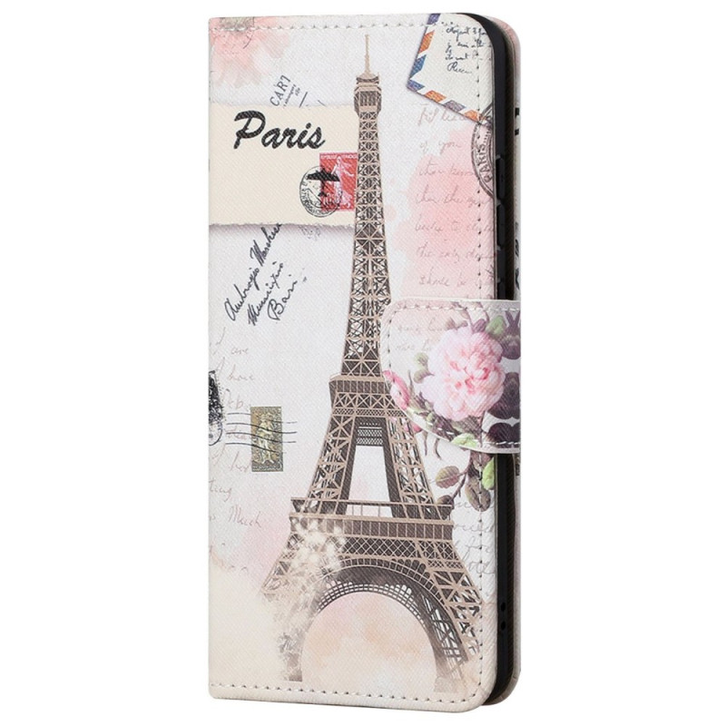 Housse Moto G62 5G Tour Eiffel Vintage