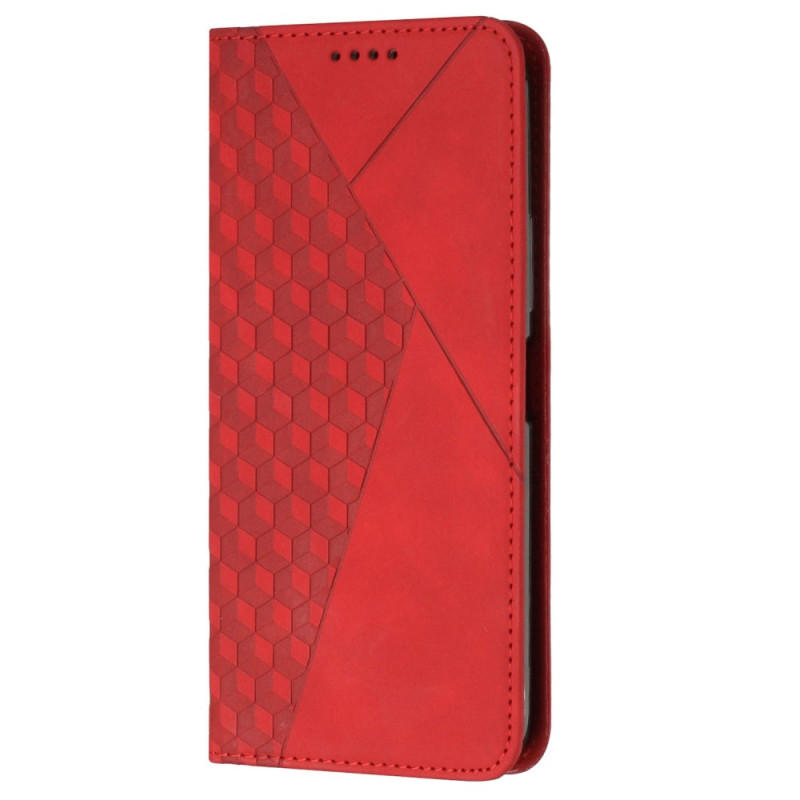 Flip Cover Moto G62 5G Style Cuir Motif Discret