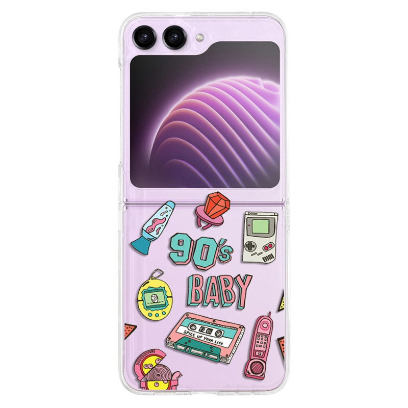 Coque Samsung Galaxy Z Flip 5 Transparente Petits Objets