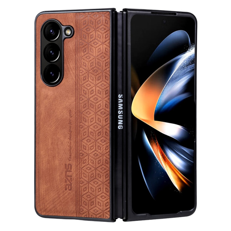 Coque Samsung Galaxy Z Fold 5 Simili Cuir AZNS