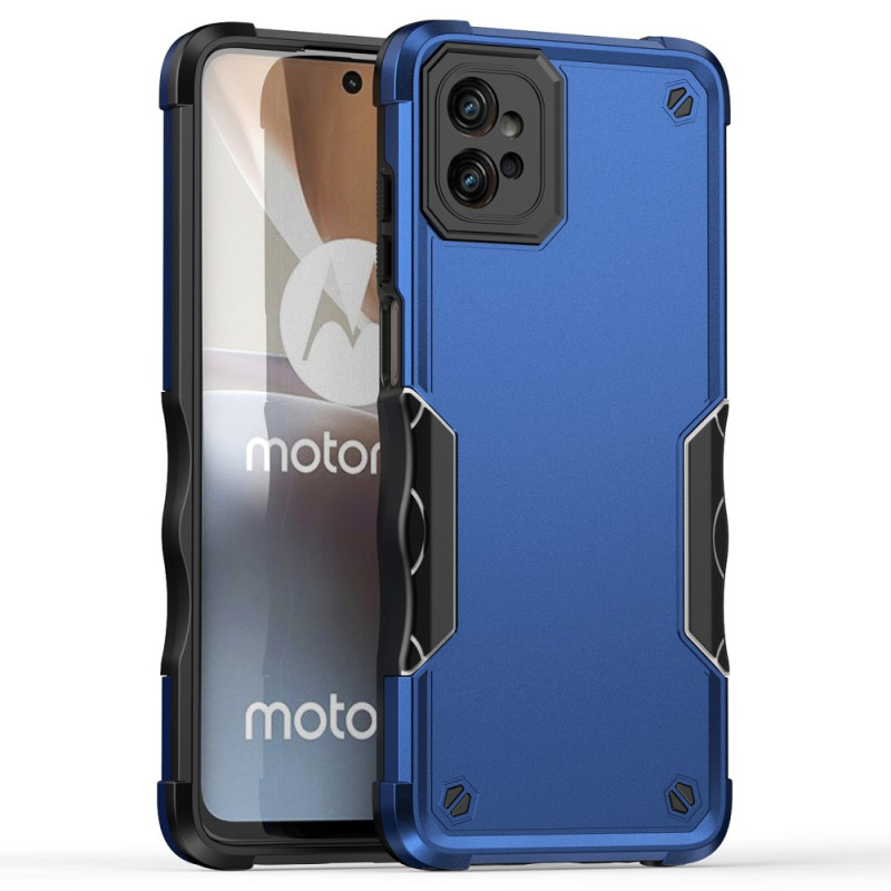 Coque Moto G32 Hybride Effet Métal