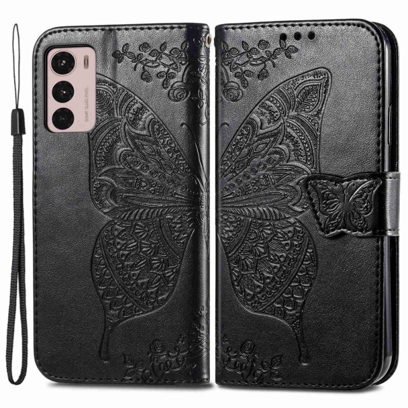 Housse Moto G42 Papillon Baroque