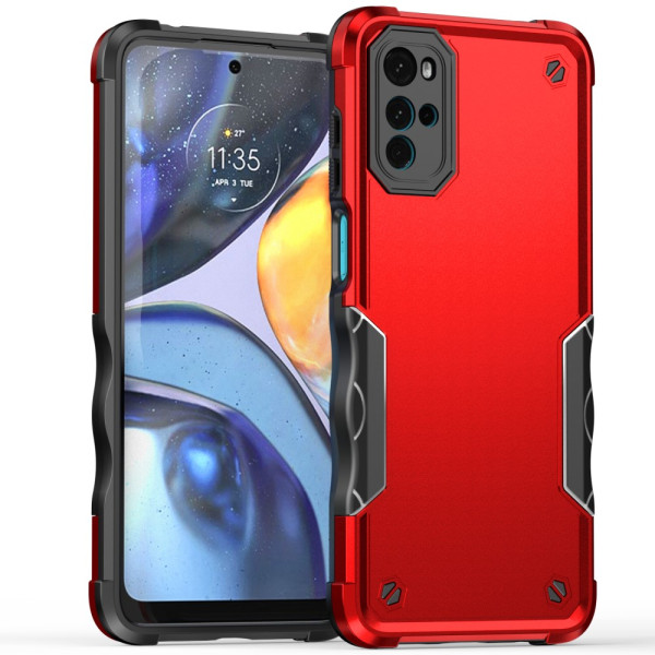 Coque Moto G22 Hybride Effet Métal