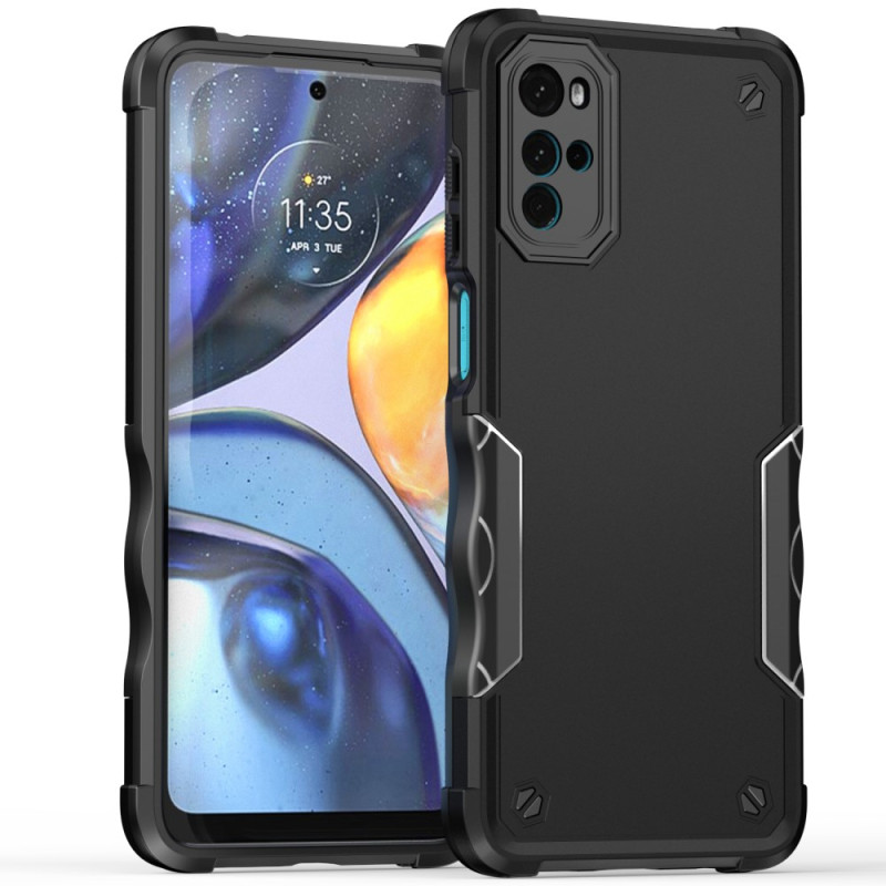 Coque Moto G22 Hybride Effet Métal