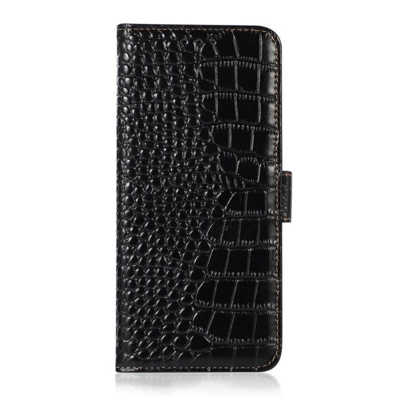 Housse OnePlus Nord 3 5G Style Crocodile RFID