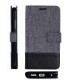 Housse Sony Xperia L1 Muxma Tissu et Effet Cuir