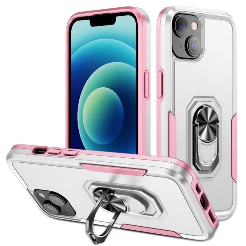 Coque iPhone 15 Plus Anneau-Support Bicolore