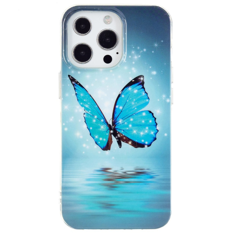 Coque iPhone 15 Pro Fluorescente Papillons