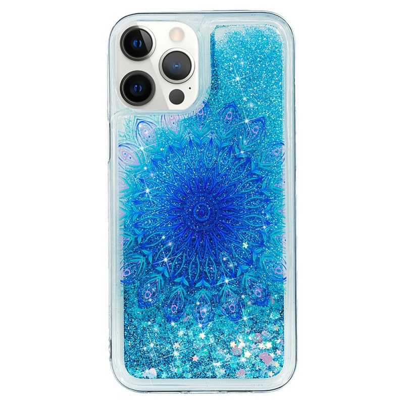 Coque iPhone 15 Pro Max Paillettes Mandala