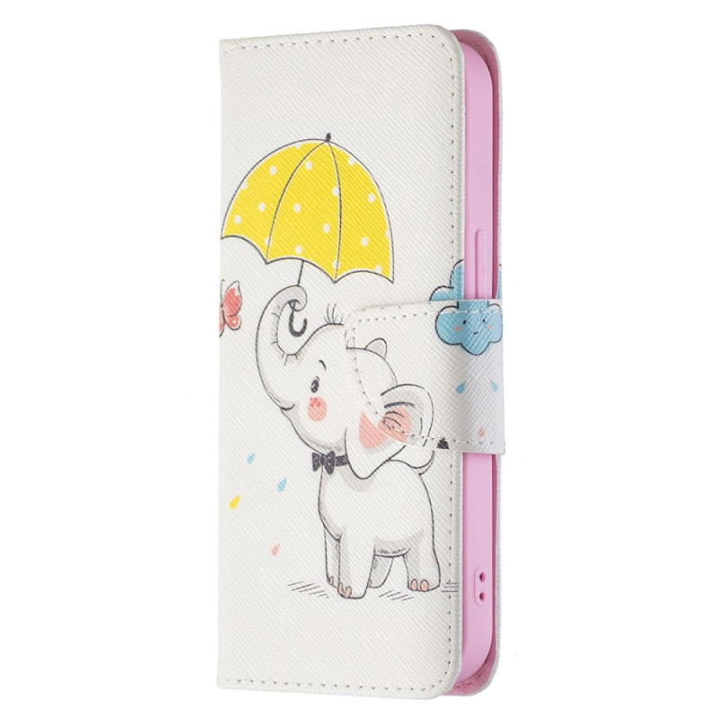 Housse iPhone 15 Bébé Éléphant