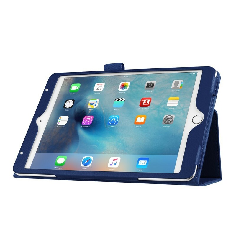 Housse iPad Mini 4 Simili Cuir Litchi