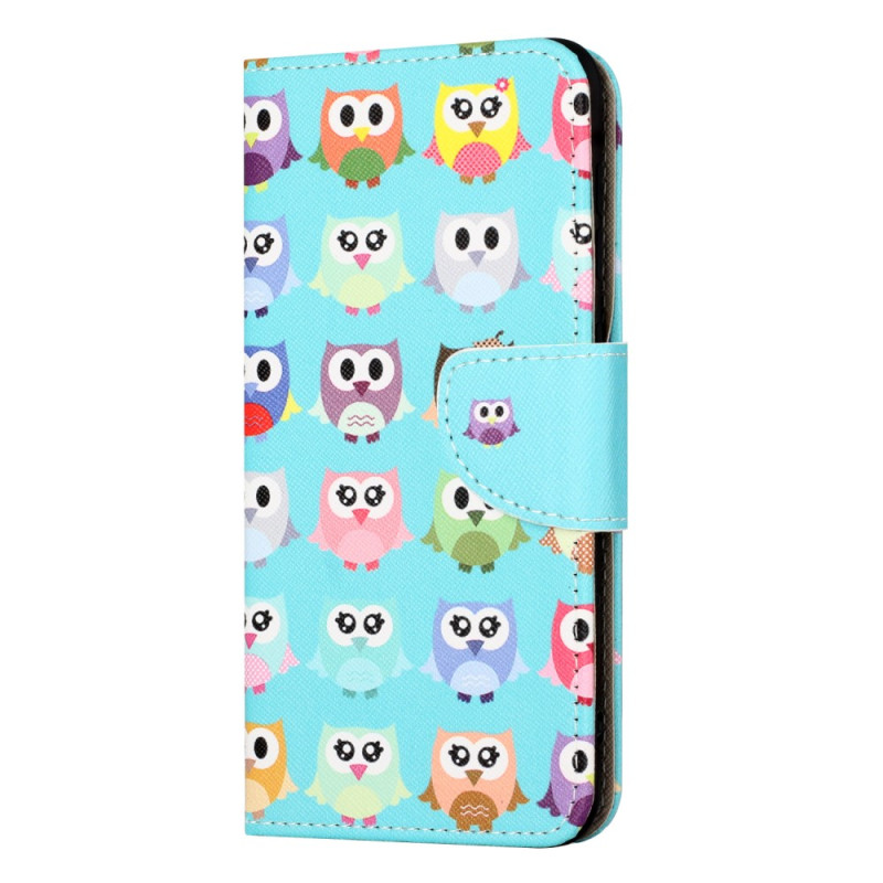 Housse iPhone 15 Plus Tribu de Hiboux