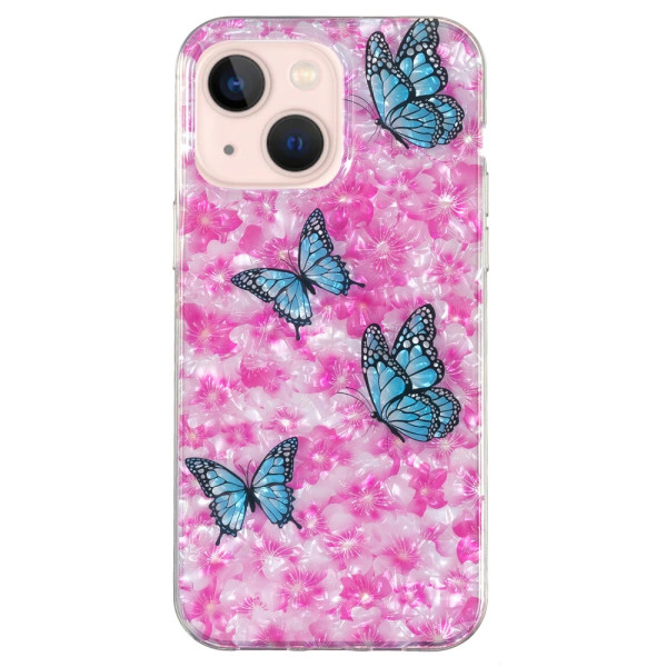 Coque iPhone 15 Plus Fleurs et Papillons