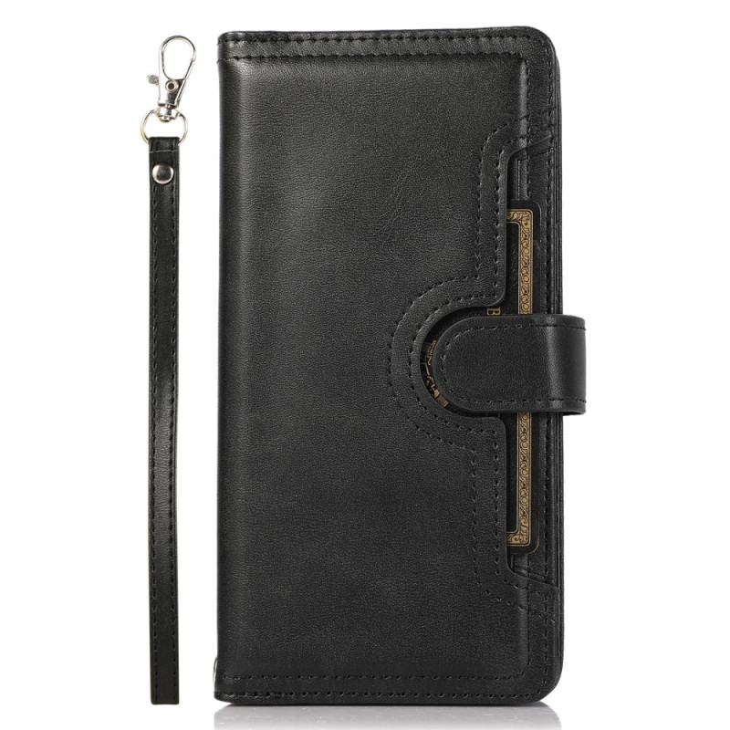 Housse iPhone 15 Plus Multi-Cartes et Pochette Frontale