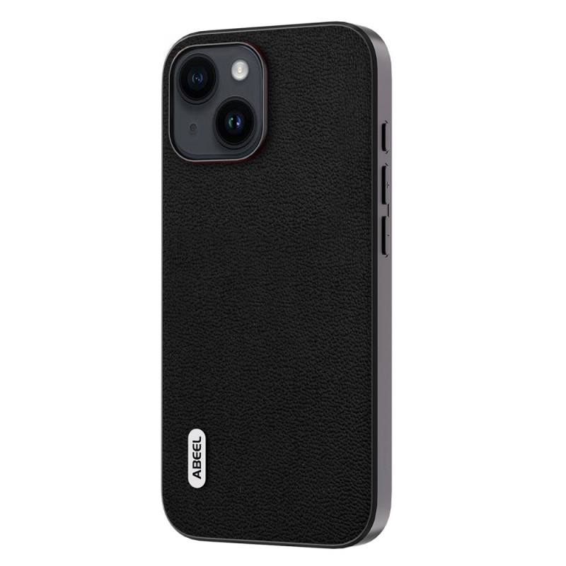 Coque iPhone 15 Plus Véritable Cuir ABEEL