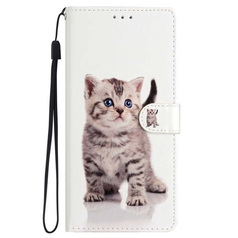 Housse iPhone 15 Pro Petit Chat à Lanière