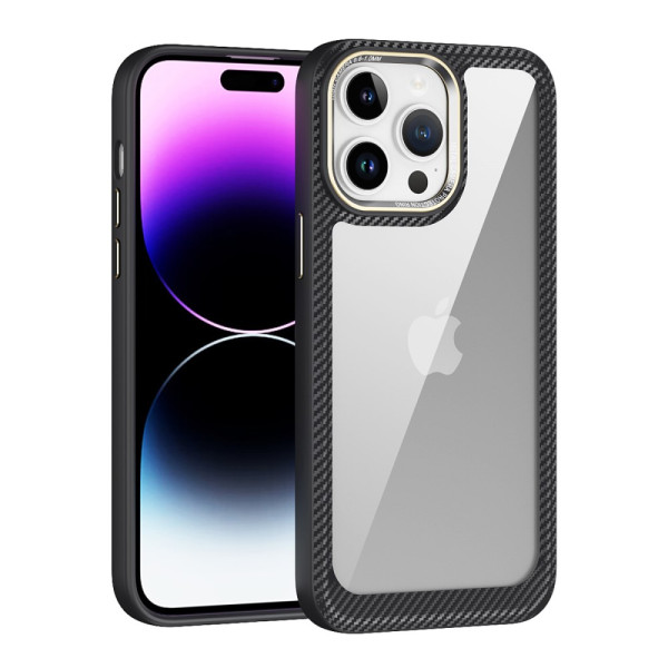 Coque iPhone 15 Pro Transparente Rebords Colorés