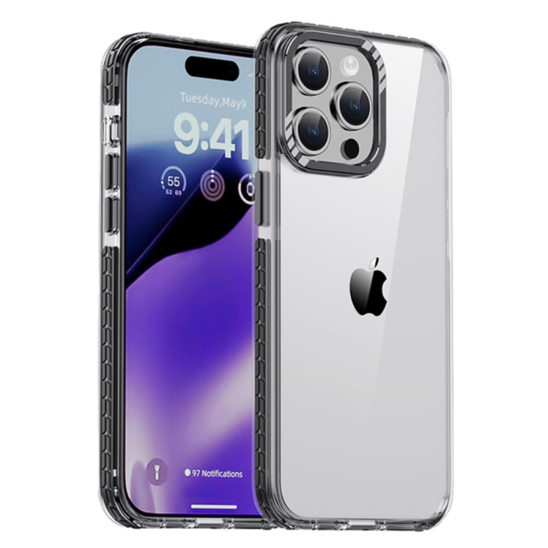 Coque iPhone 15 Pro Cadre Appareil Photo en Métal